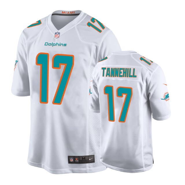 Miami Dolphins #17 Ryan Tannehill White New 2018 Game Jersey