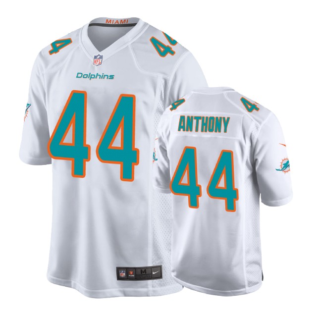 Youth Miami Dolphins #44 Stephone Anthony White New 2018 Game Jersey Youth Miami Dolphins #44 Stephone Anthony White New 2018 Game Jersey