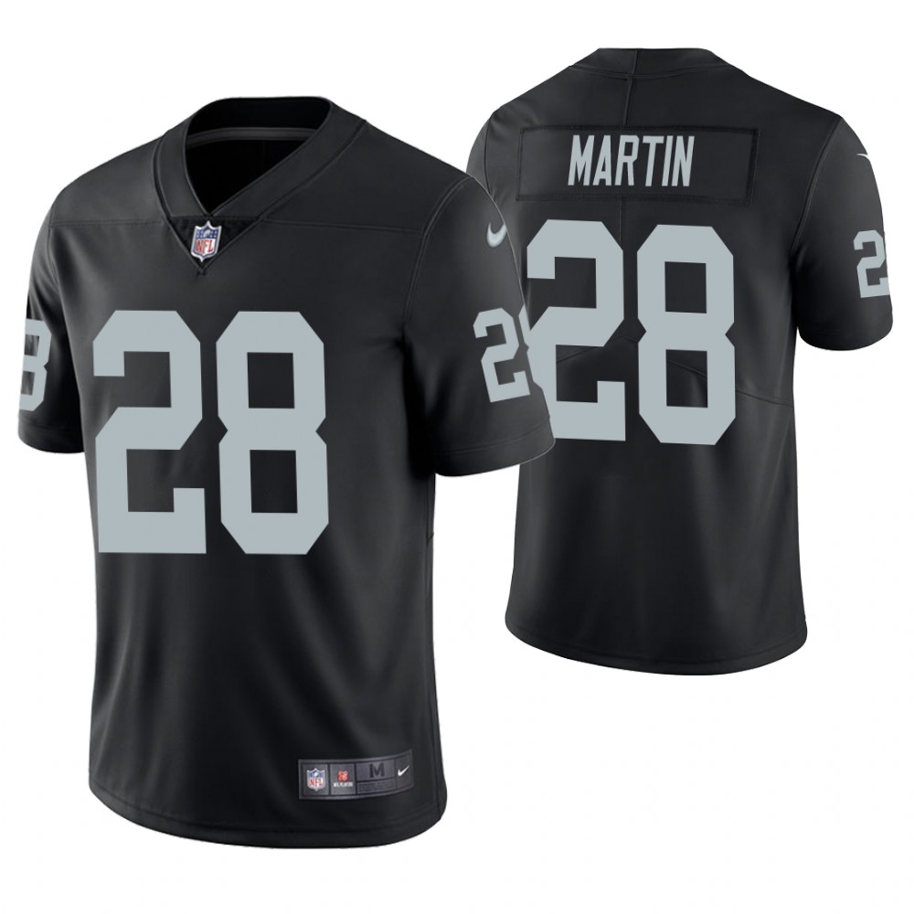 Oakland Raiders #28 Doug Martin Black Vapor Untouchable Limited Jersey