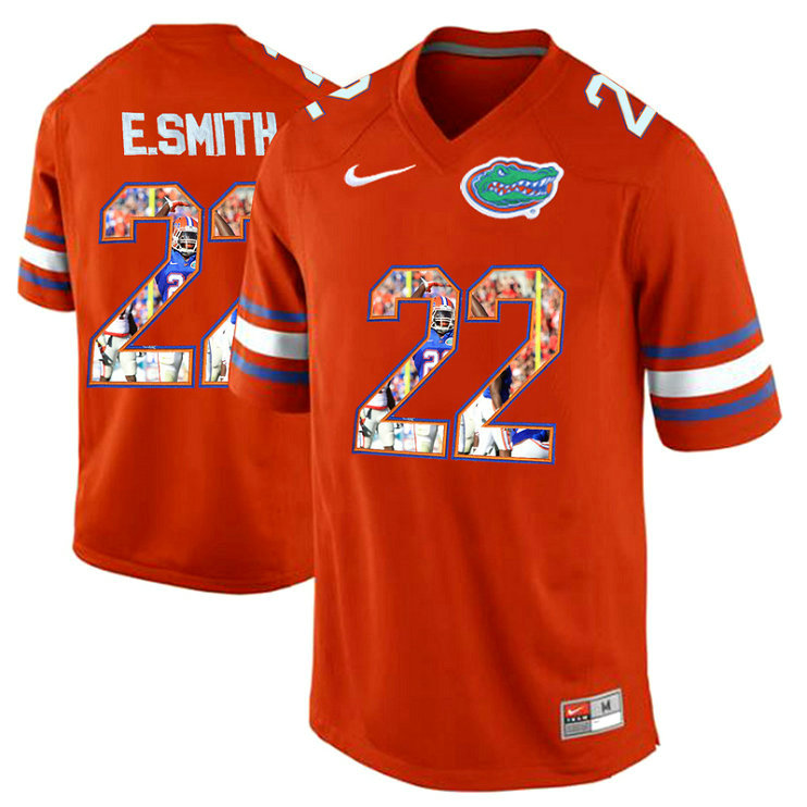 E.Smith #22 Florida Gators Red College Football Jersey E.Smith #22 Florida Gators Red College Football Jersey