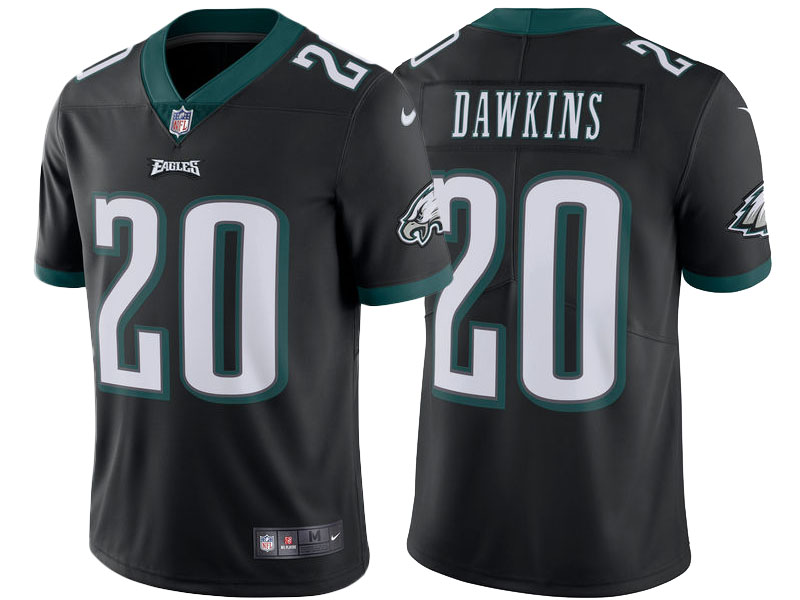 Philadelphia Eagles #20 Brian Dawkins Black Retired Player Vapor Untouchable Limited Throwback Jersey Philadelphia Eagles #20 Brian Dawkins Black Retired Player Vapor Untouchable Limited Throwback Jersey