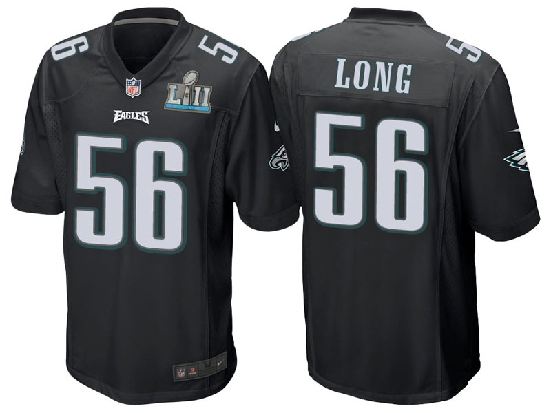 Philadelphia Eagles #56 Chris Long Black Super Bowl LII Bound Game Jersey Philadelphia Eagles #56 Chris Long Black Super Bowl LII Bound Game Jersey