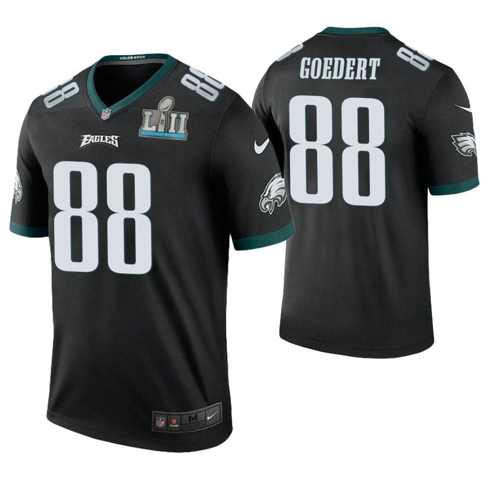 Philadelphia Eagles #88 Dallas Goedert Black Super Bowl LII Champions Color Rush Legend Jersey Philadelphia Eagles #88 Dallas Goedert Black Super Bowl LII Champions Color Rush Legend Jersey