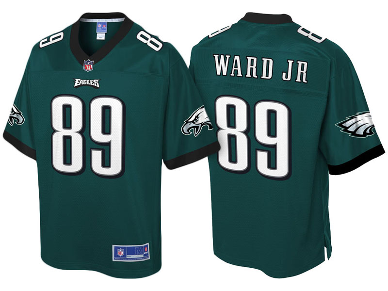 Philadelphia Eagles #89 Greg Ward Jr. Green Pro Line Jersey