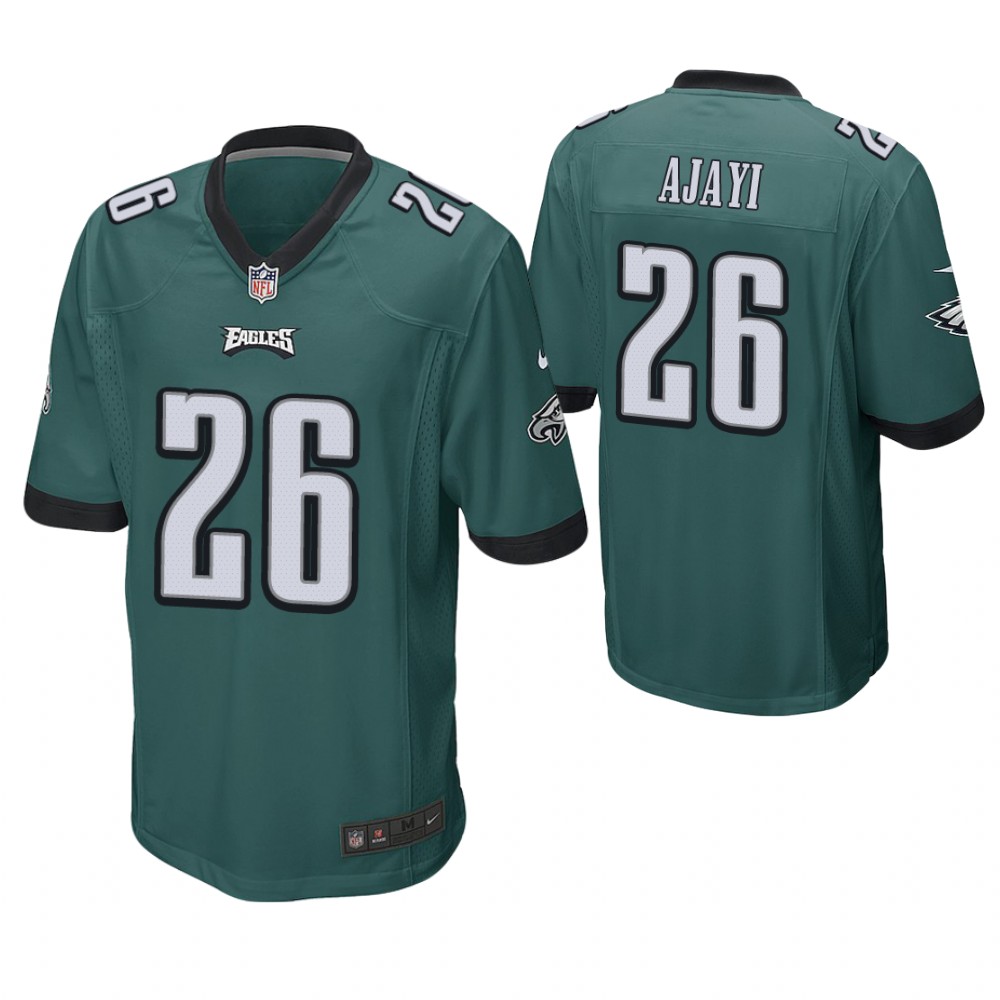Philadelphia Eagles #26 Jay Ajayi Green Game Jersey Philadelphia Eagles #26 Jay Ajayi Green Game Jersey