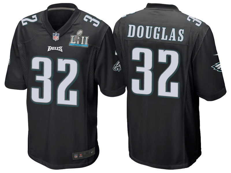 Philadelphia Eagles #32 Rasul Douglas Black Super Bowl LII Bound Game Jersey Philadelphia Eagles #32 Rasul Douglas Black Super Bowl LII Bound Game Jersey