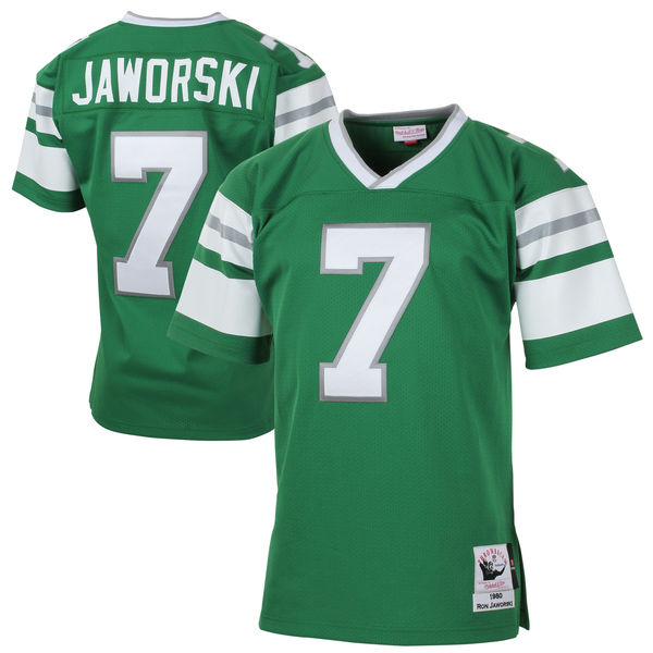 Philadelphia Eagles #7 Ron Jaworski Green Authentic Throwback Jersey Philadelphia Eagles #7 Ron Jaworski Green Authentic Throwback Jersey
