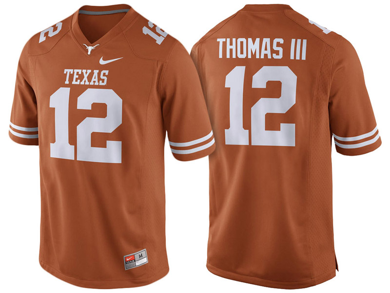 Earl Thomas #12 Texas Longhorns Orange College Football Jersey Earl Thomas #12 Texas Longhorns Orange College Football Jersey