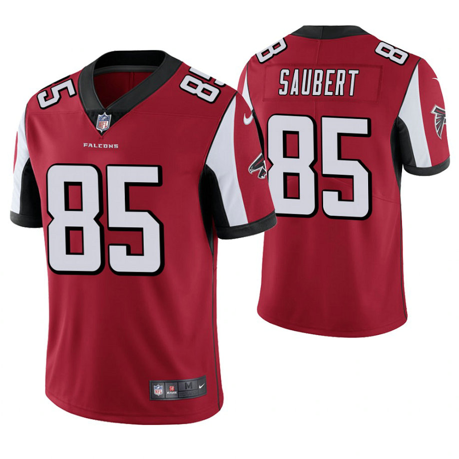 Atlanta Falcons #85 Eric Saubert Red Vapor Untouchable Limited Player Jersey