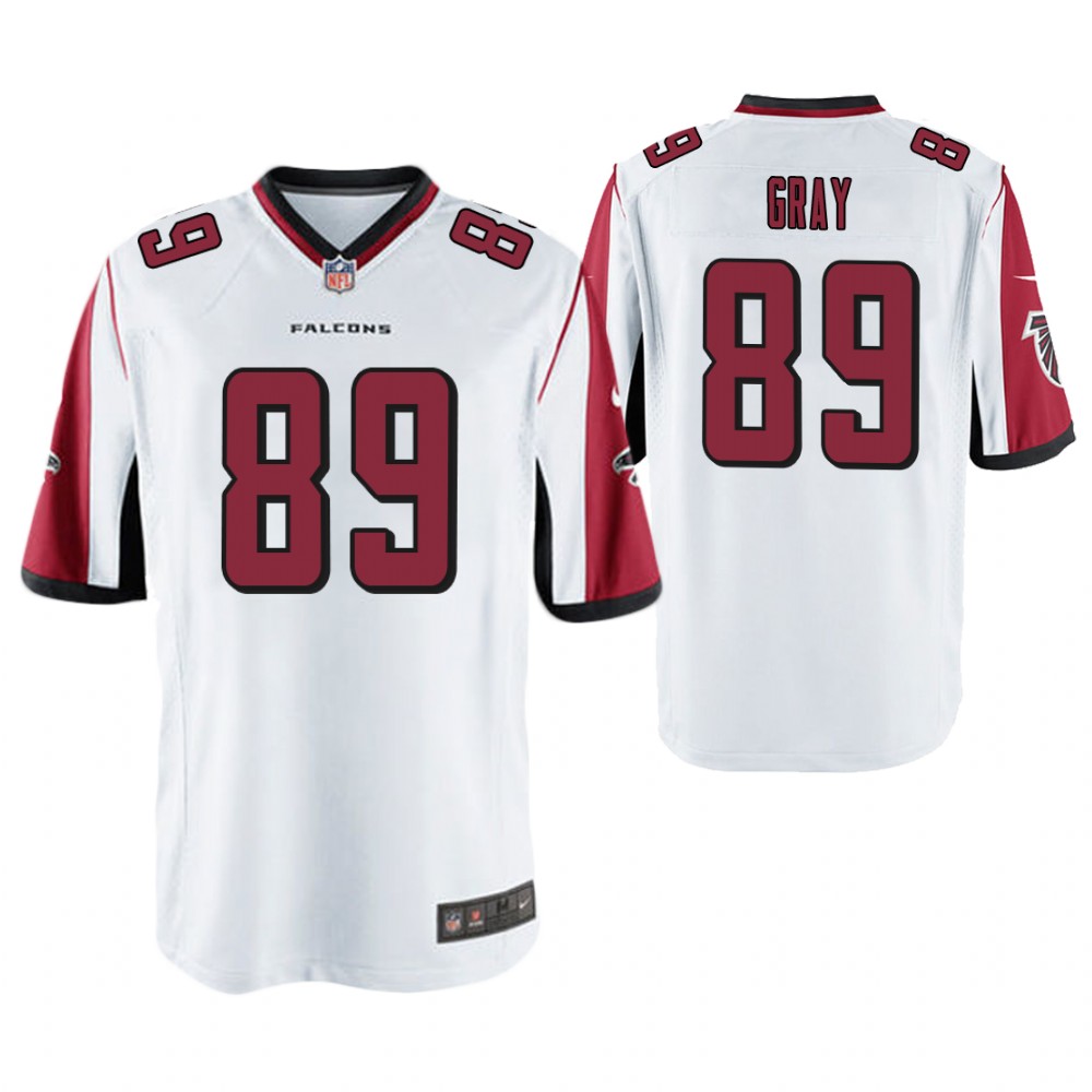 Atlanta Falcons #89 Alex Gray White Game Jersey