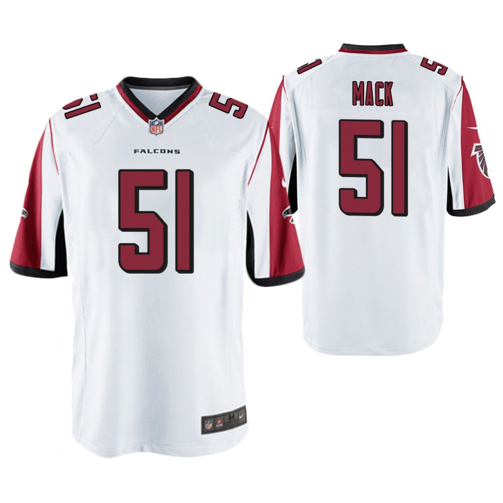 Atlanta Falcons #51 Alex Mack White Game Jersey