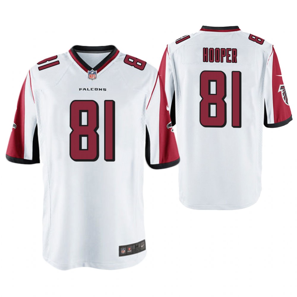 Atlanta Falcons #81 Austin Hooper White Game Jersey Atlanta Falcons #81 Austin Hooper White Game Jersey