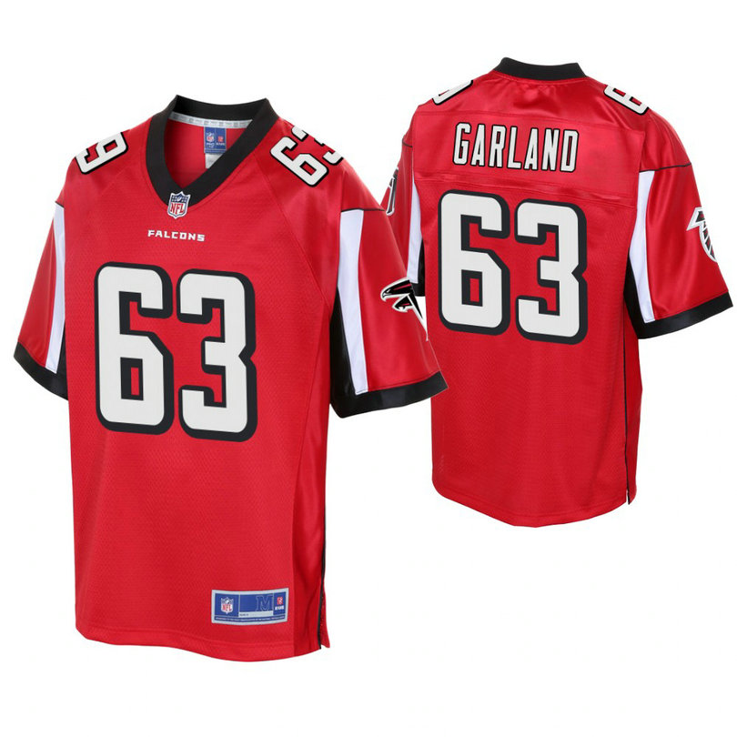 Youth Atlanta Falcons #63 Ben Garland Red Player Pro Line Jersey Youth Atlanta Falcons #63 Ben Garland Red Player Pro Line Jersey