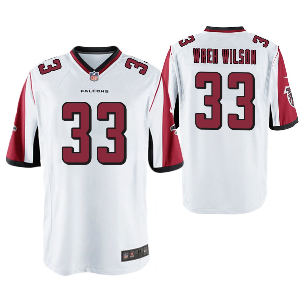 Atlanta Falcons #33 Blidi Wreh-Wilson White Game Jersey