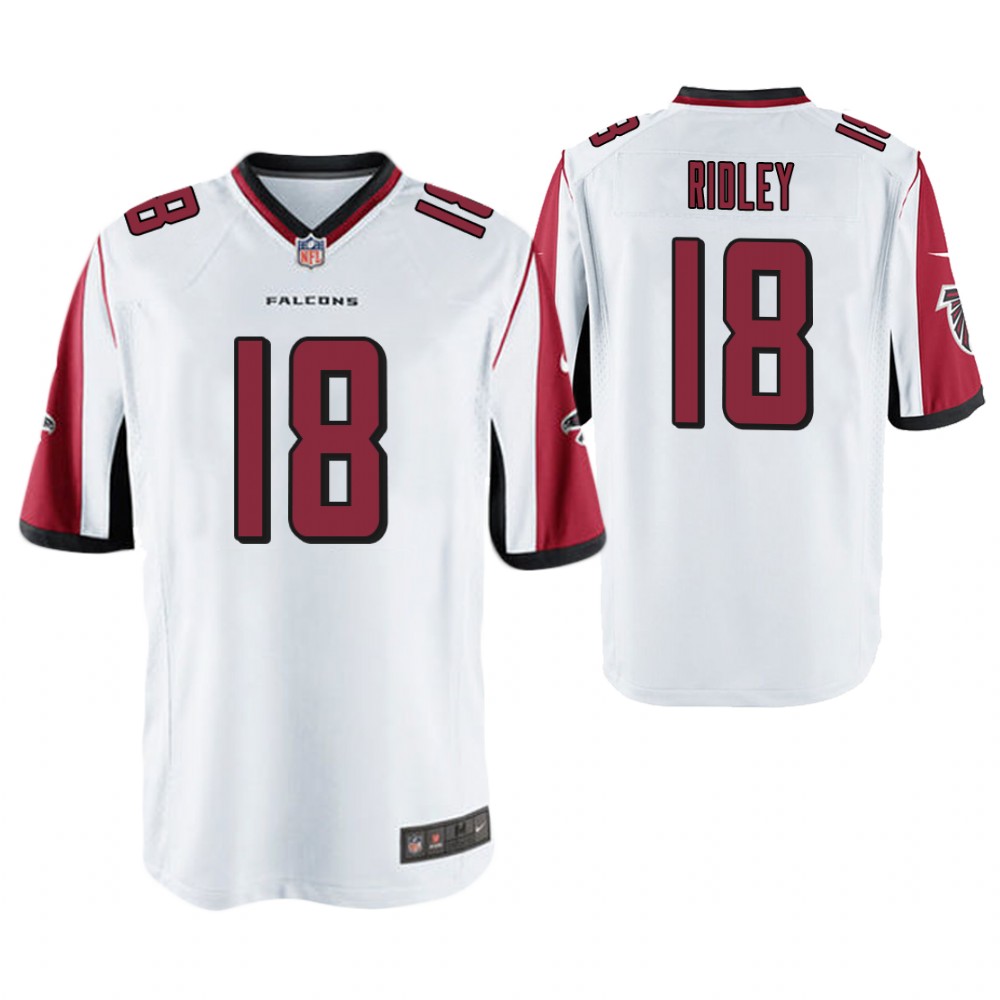 Atlanta Falcons #18 Calvin Ridley White Game Jersey
