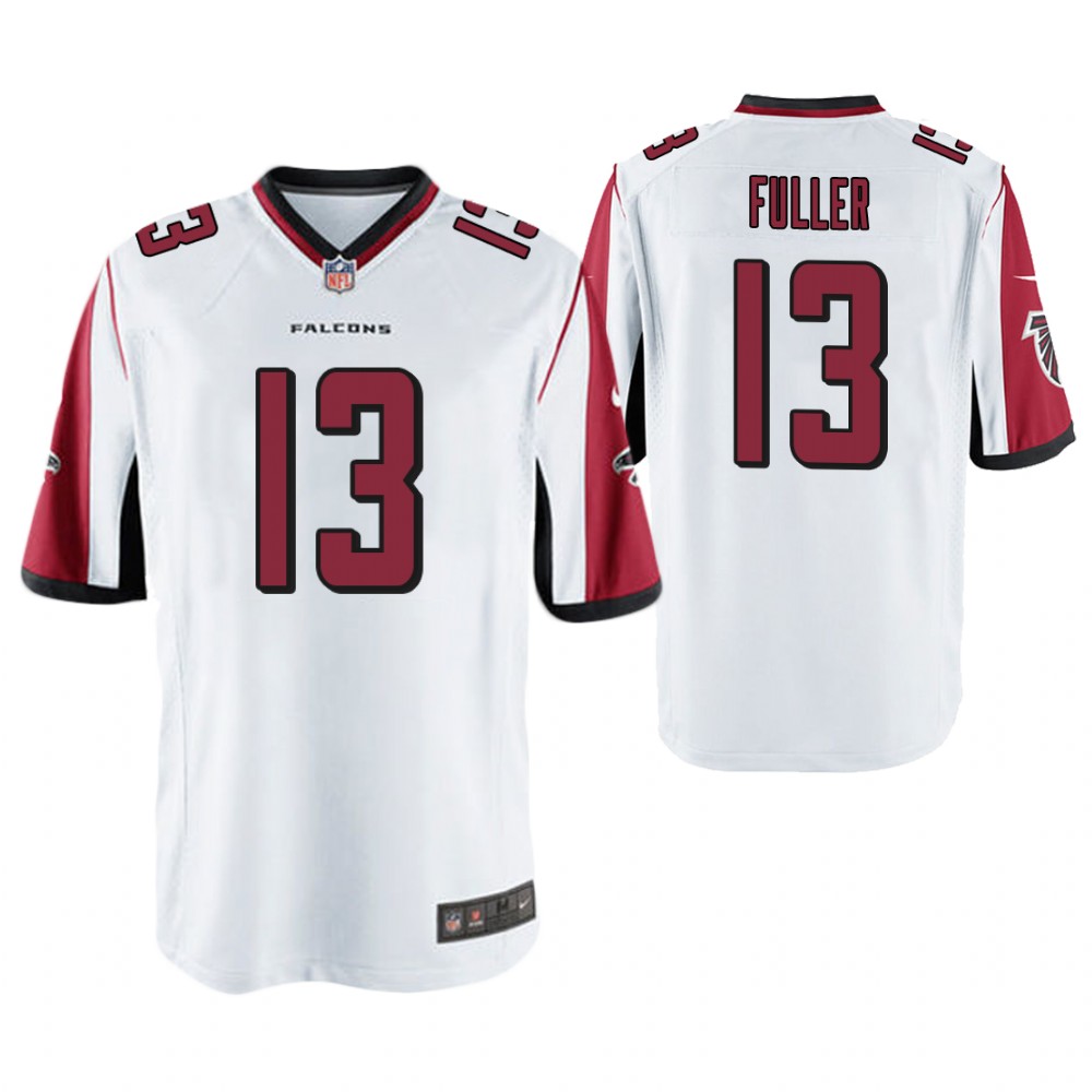 Atlanta Falcons #13 Devin Fuller White Game Jersey
