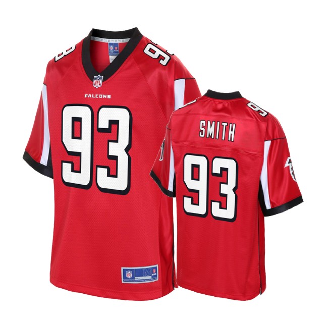 Youth Atlanta Falcons #93 Garrison Smith Red Player Jersey Youth Atlanta Falcons #93 Garrison Smith Red Player Jersey