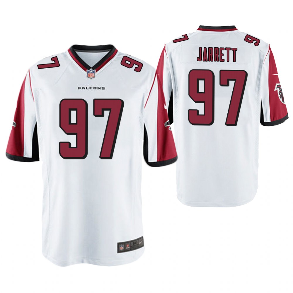 Atlanta Falcons #97 Grady Jarrett White Game Jersey Atlanta Falcons #97 Grady Jarrett White Game Jersey