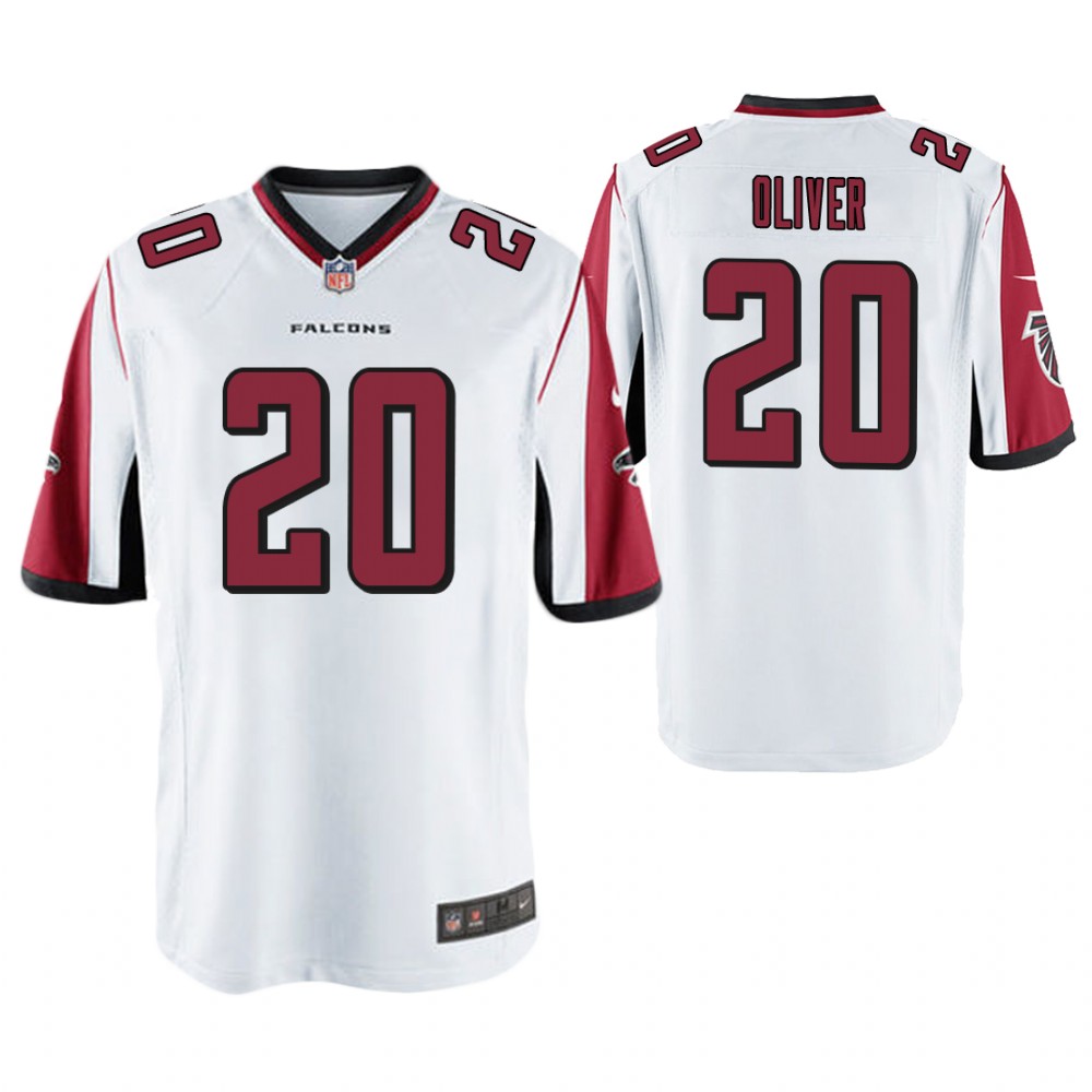 Atlanta Falcons #20 Isaiah Oliver White Game Jersey