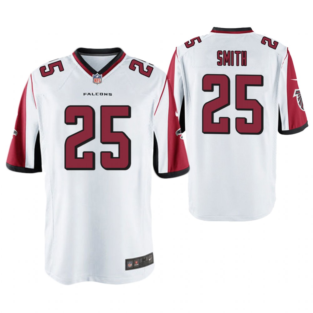 Atlanta Falcons #25 Ito Smith White Game Jersey