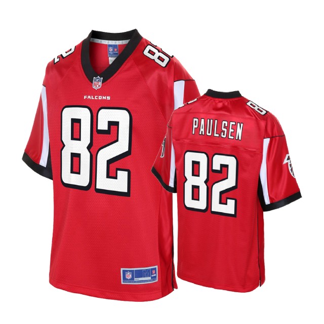 Youth Atlanta Falcons #82 Logan Paulsen Red Player Jersey Youth Atlanta Falcons #82 Logan Paulsen Red Player Jersey