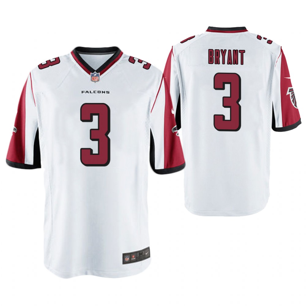 Atlanta Falcons #3 Matt Bryant White Game Jersey