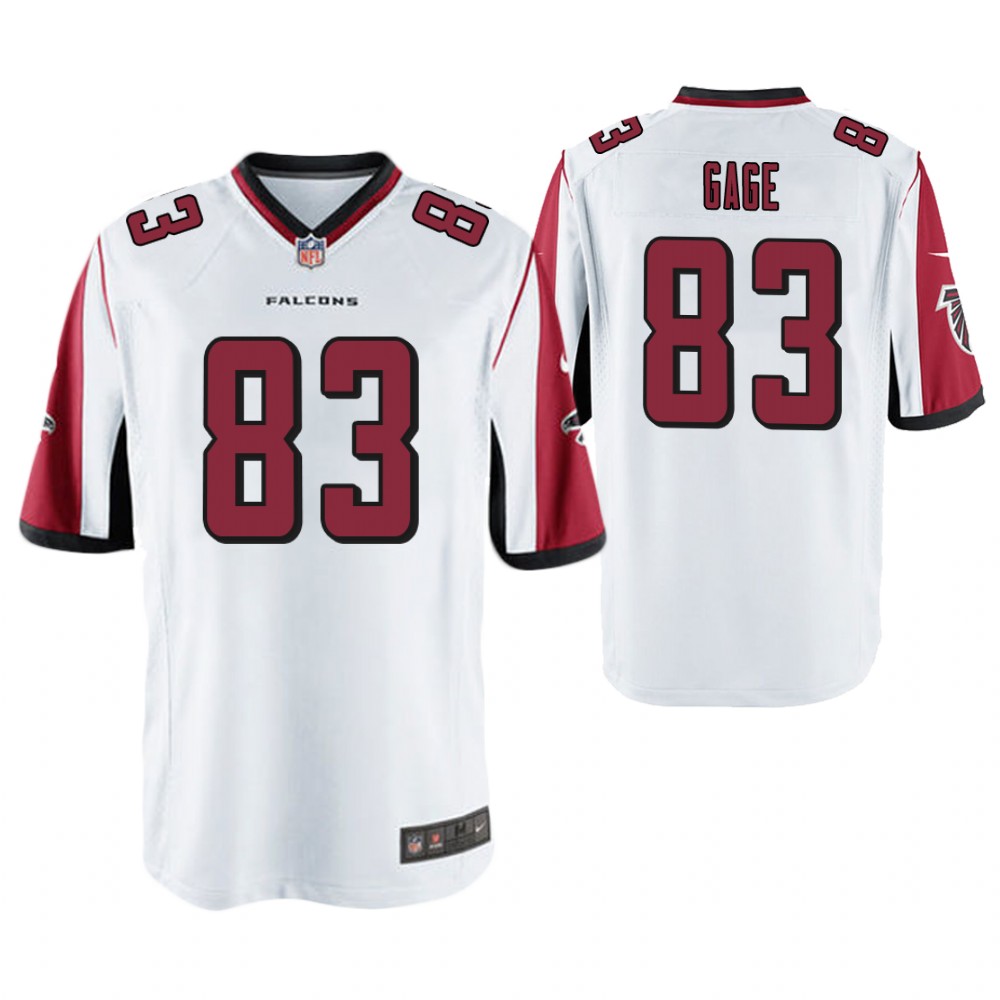 Atlanta Falcons #83 Russell Gage White Game Jersey Atlanta Falcons #83 Russell Gage White Game Jersey