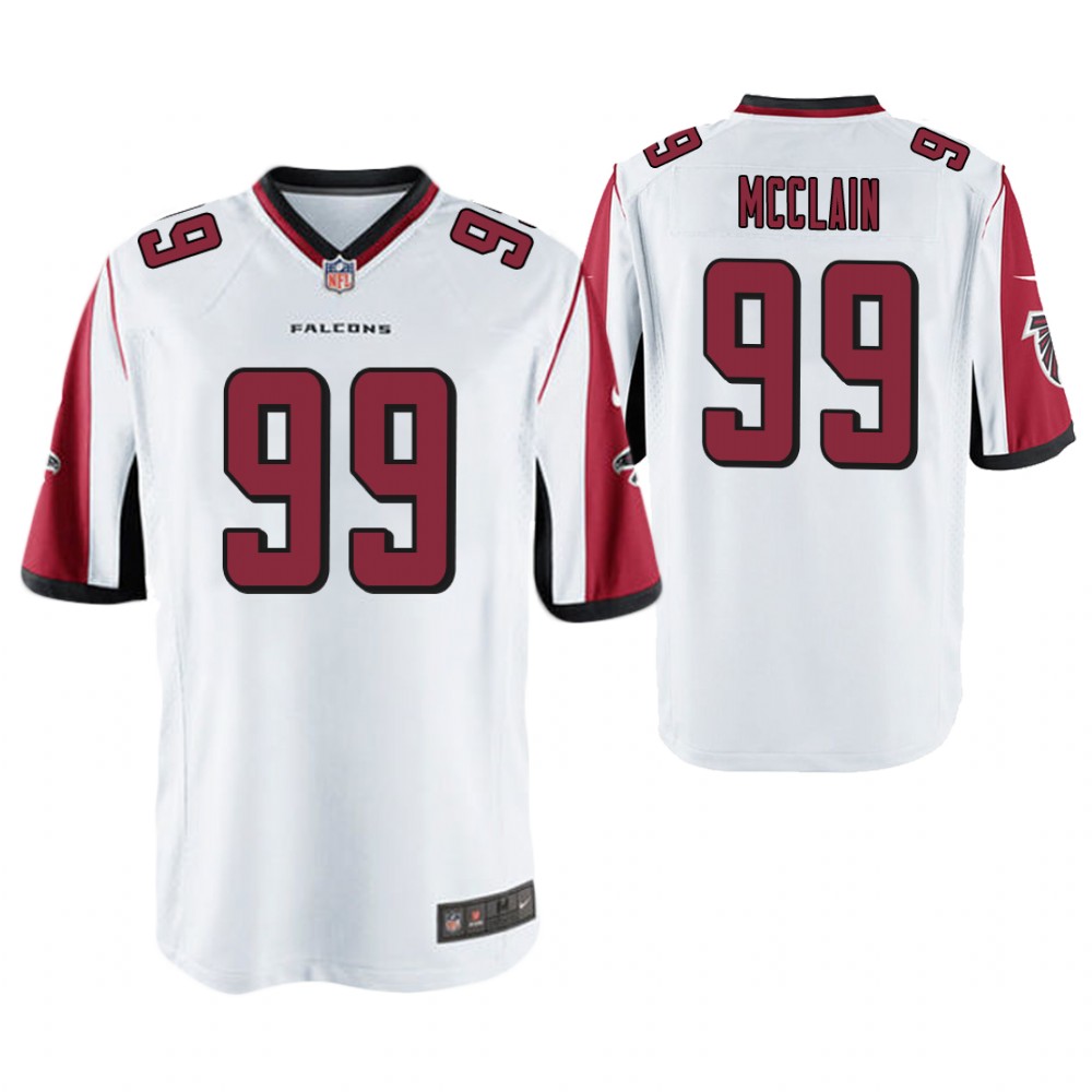 Atlanta Falcons #99 Terrell McClain White Game Jersey