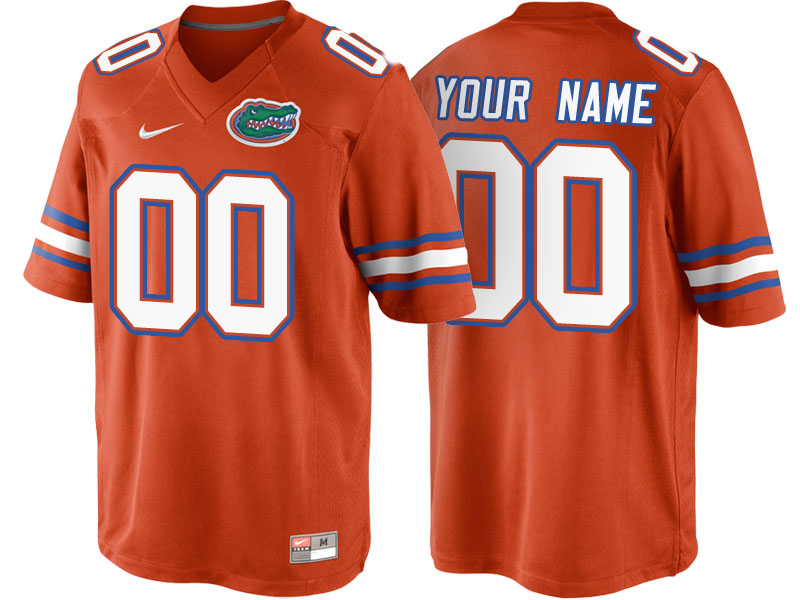 Florida Gators Orange Alumni Custom College Football Jersey Florida Gators Orange Alumni Custom College Football Jersey