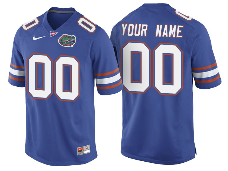Florida Gators Royal Alumni Custom College Football Jersey Florida Gators Royal Alumni Custom College Football Jersey