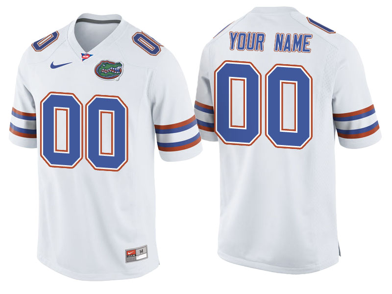 Florida Gators White Alumni Custom College Football Jersey Florida Gators White Alumni Custom College Football Jersey