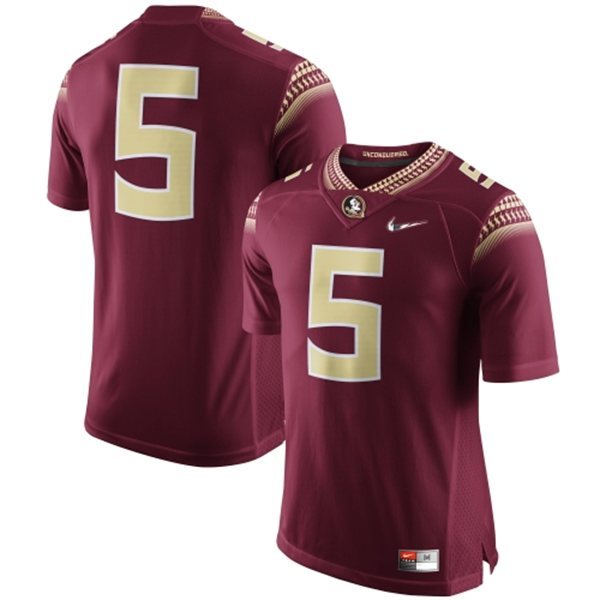 Florida State Seminoles #5 Jameis Winton Cardinal College Football Jersey Florida State Seminoles #5 Jameis Winton Cardinal College Football Jersey