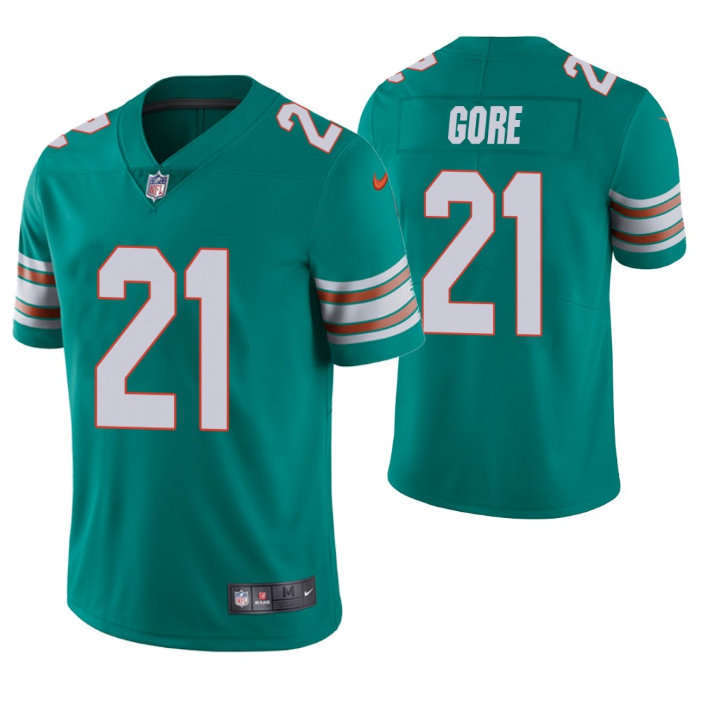 Miami Dolphins #21 Frank Gore Aqua Vapor Untouchable Limited Jersey Miami Dolphins #21 Frank Gore Aqua Vapor Untouchable Limited Jersey