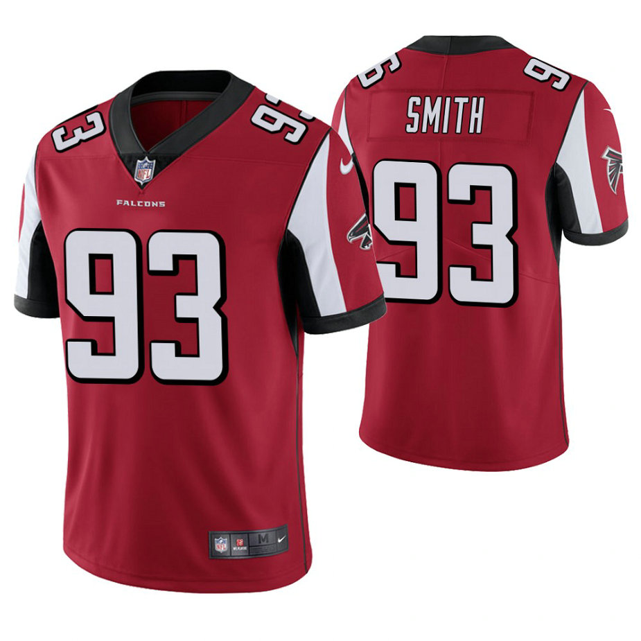 Atlanta Falcons #93 Garrison Smith Red Vapor Untouchable Limited Player Jersey Atlanta Falcons #93 Garrison Smith Red Vapor Untouchable Limited Player Jersey