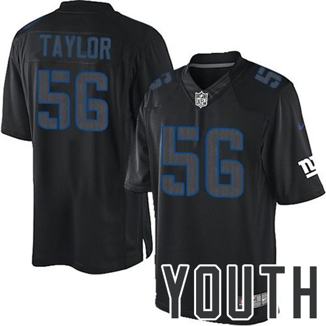 Youth New York Giants #56 Lawrence Taylor Black Impact Limited Jersey Youth New York Giants #56 Lawrence Taylor Black Impact Limited Jersey