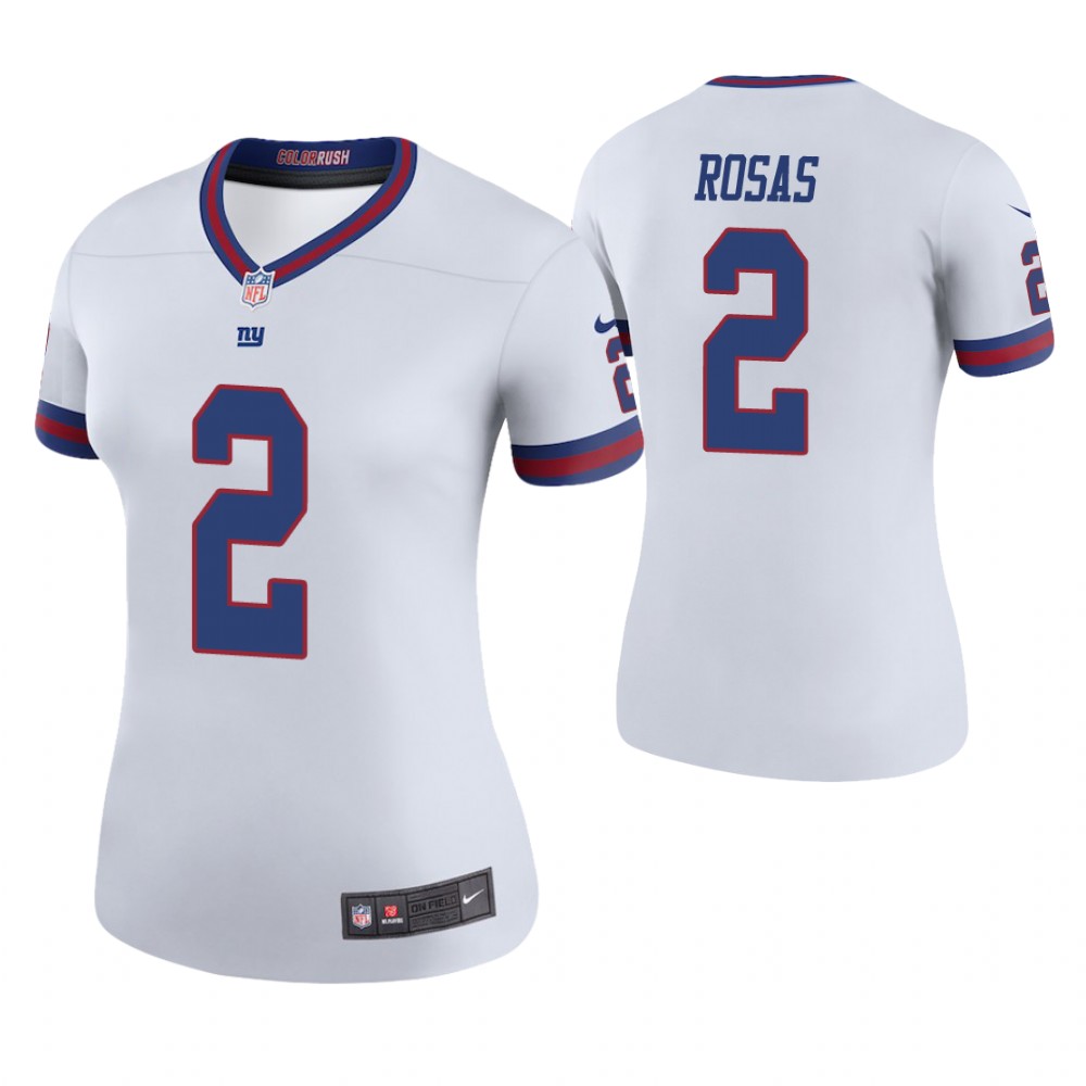 Women New York Giants #2 Aldrick Rosas White Color Rush Legend Jersey Women New York Giants #2 Aldrick Rosas White Color Rush Legend Jersey