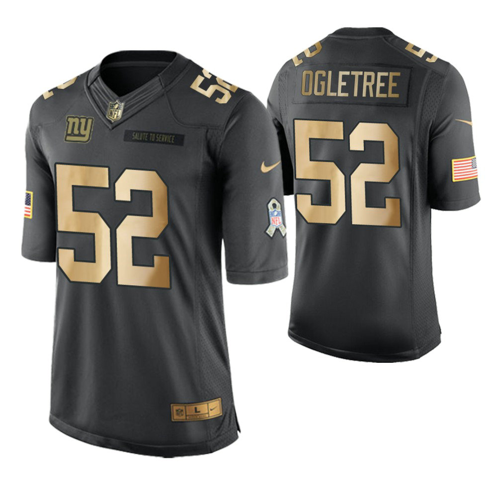 2018 Christmas Giants #52 Alec Ogletree Anthracite Gold Salute to Service Jersey 2018 Christmas Giants #52 Alec Ogletree Anthracite Gold Salute to Service Jersey