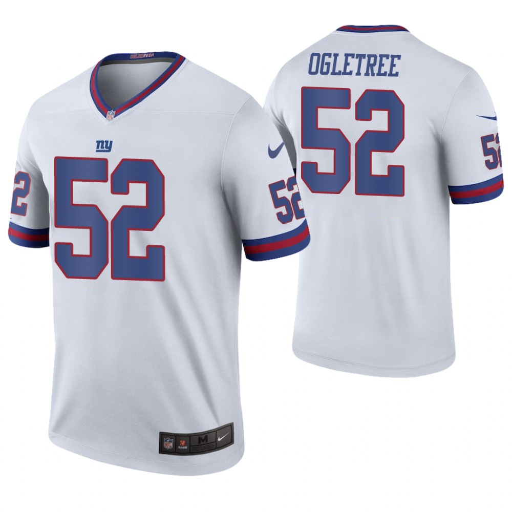 New York Giants #52 Alec Ogletree White Color Rush Legend Jersey New York Giants #52 Alec Ogletree White Color Rush Legend Jersey
