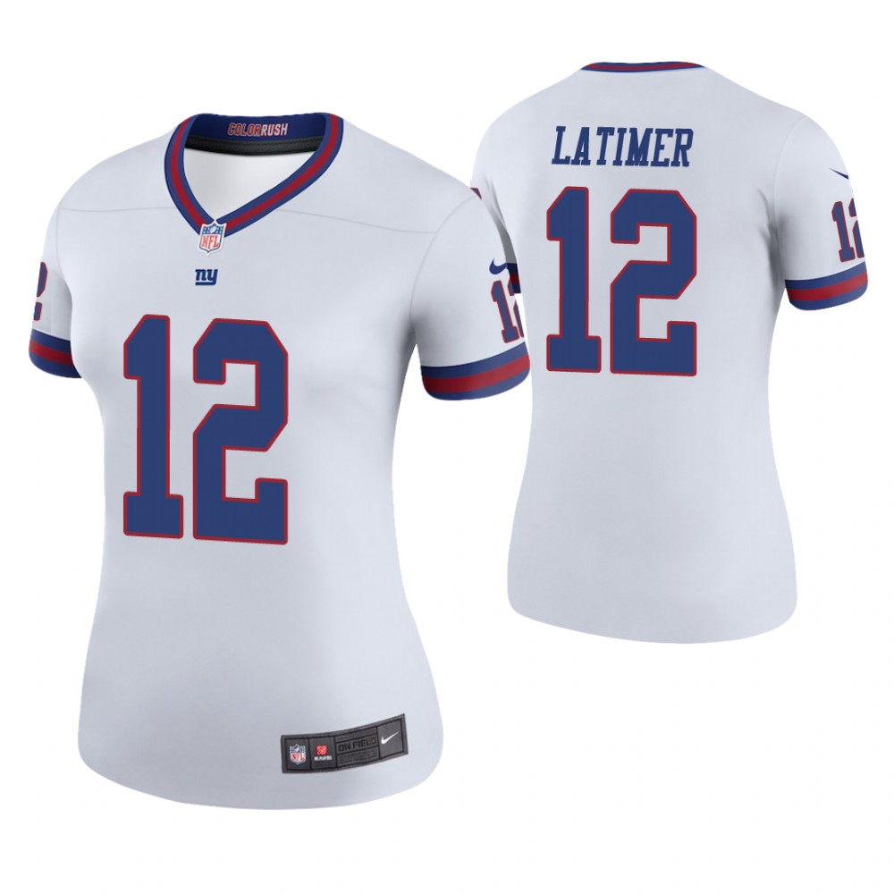 Women New York Giants #12 Cody Latimer White Color Rush Legend Jersey Women New York Giants #12 Cody Latimer White Color Rush Legend Jersey