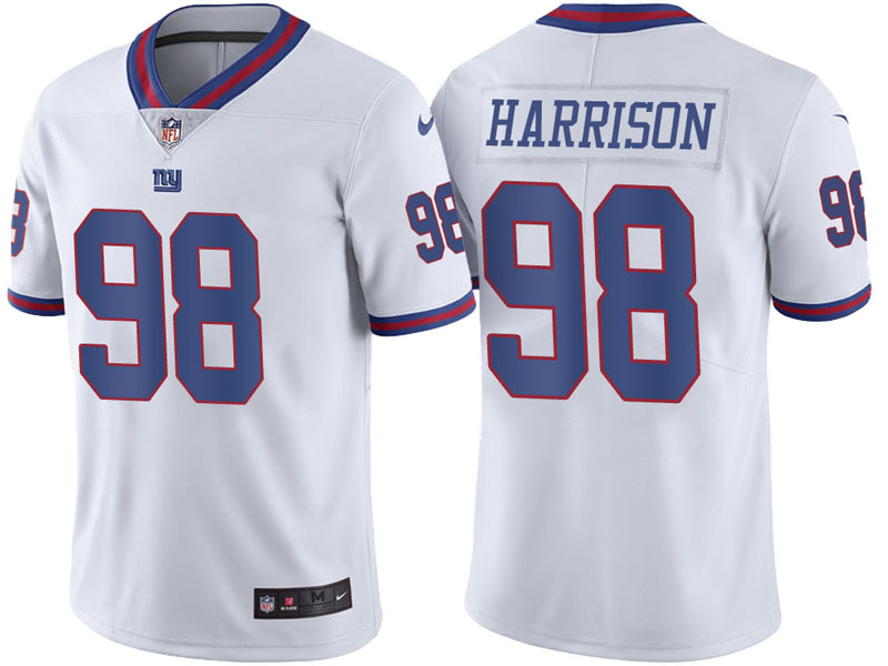 New York Giants #98 Damon Harrison White Vapor Untouchable Color Rush Limited Jersey New York Giants #98 Damon Harrison White Vapor Untouchable Color Rush Limited Jersey