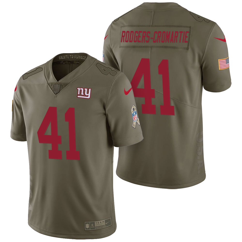 New York Giants #41 Dominique Rodgers-Cromartie Olive 2017 Salute to Service Limited Jersey New York Giants #41 Dominique Rodgers-Cromartie Olive 2017 Salute to Service Limited Jersey