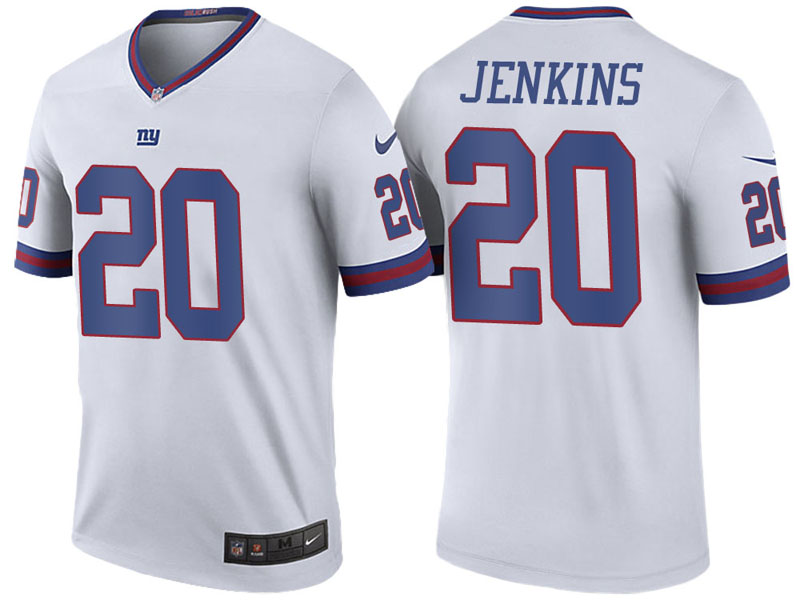 New York Giants #20 Janoris Jenkins White Color Rush Legend Jersey