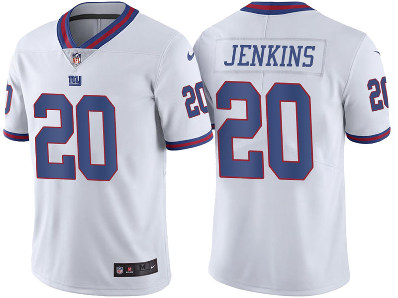 New York Giants #20 Janoris Jenkins White Vapor Untouchable Color Rush Limited Jersey