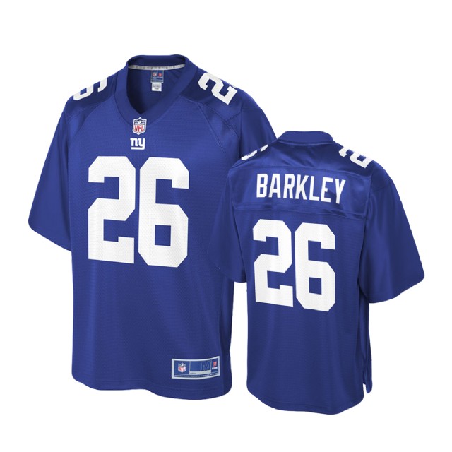 New York Giants #26 Saquon Barkley Royal Player Pro Line Jersey New York Giants #26 Saquon Barkley Royal Player Pro Line Jersey