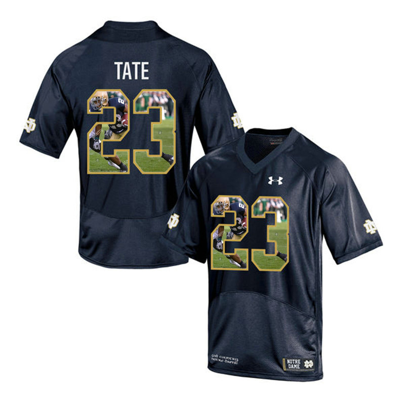 Golden Tate #23 Notre Dame Fighting Irish Navy Blue College Football Jersey Golden Tate #23 Notre Dame Fighting Irish Navy Blue College Football Jersey