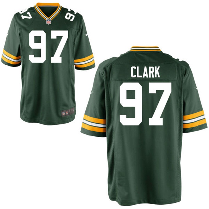 Green Bay Packers #97 Kenny Clark Green 2016 Draft Pick Game Jersey Green Bay Packers #97 Kenny Clark Green 2016 Draft Pick Game Jersey