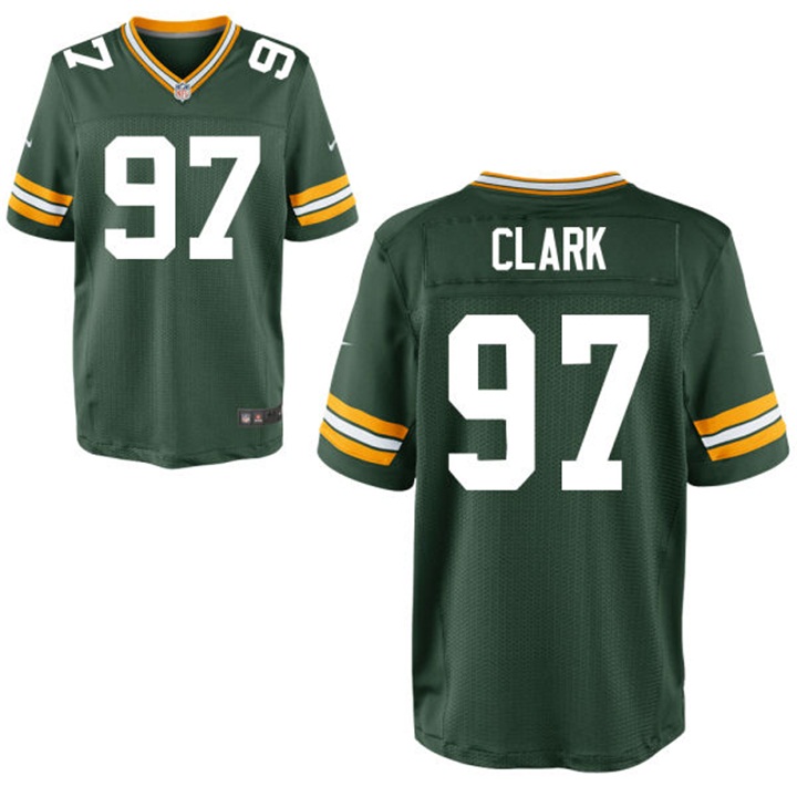 Green Bay Packers #97 Kenny Clark Green Elite Jersey Green Bay Packers #97 Kenny Clark Green Elite Jersey