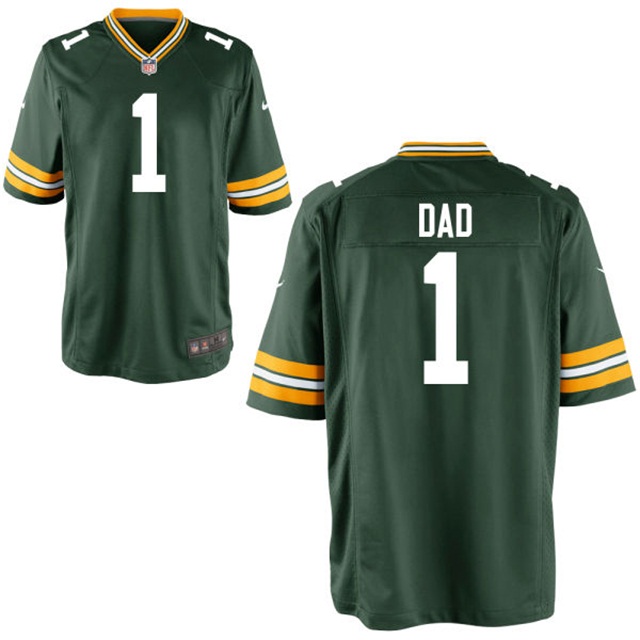 Green Bay Packers Green #1 Dad Jersey - Father's Day
