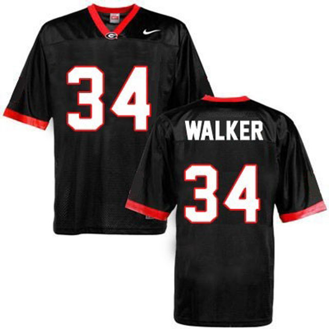 Herschel Walker #34 Georgia Bulldogs Black College Football Jersey