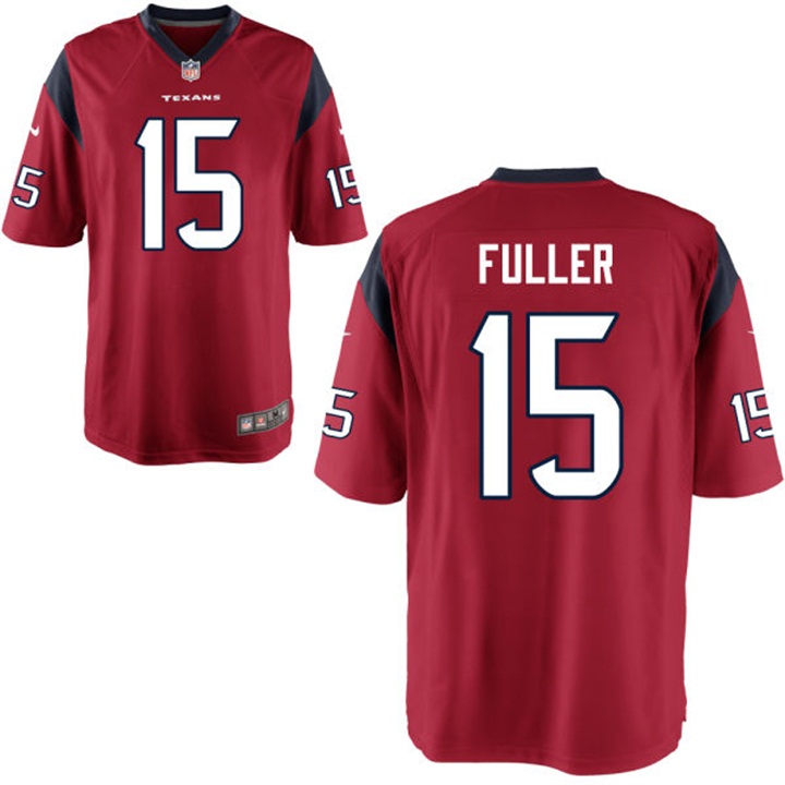 Houston Texans #15 Will Fuller Red Game Jersey Houston Texans #15 Will Fuller Red Game Jersey